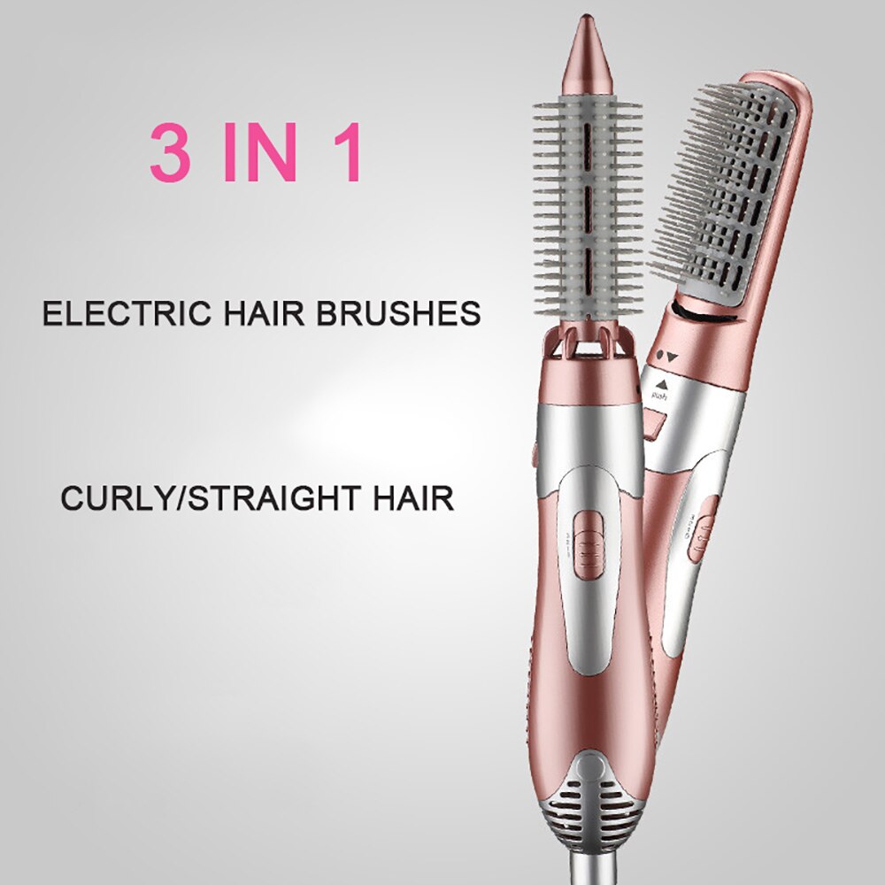 Blow Dryer Brush Hair Dryer Brush Electric Hair Brush Blow Dryer Straightener & Curler Brush Reduce Frizz And Knotting for Women