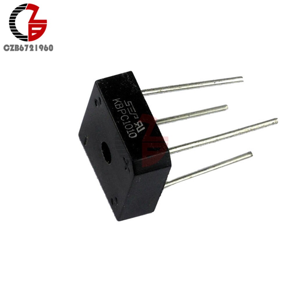 Conmutador KBPC1010 KBPC1510 KBPC2510 KBPC3510 KBPC3510W KBPC5010 Power Puente rectificador de diodo 15A 25A 35A 50A 1000V KBPC: KBPC1010 10A 1000V