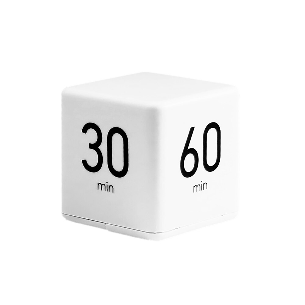 Clock Timer Alarm Cube Digital Minutes Time Management White timer time management tool: 2