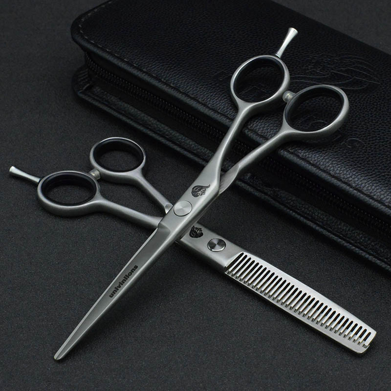 Univinlions 6 "Beste Kapper Haar Schaar Kit Kapsalon Gereedschap Levert Professionele Haar Knippen Scharen Haar Dunner Sissors