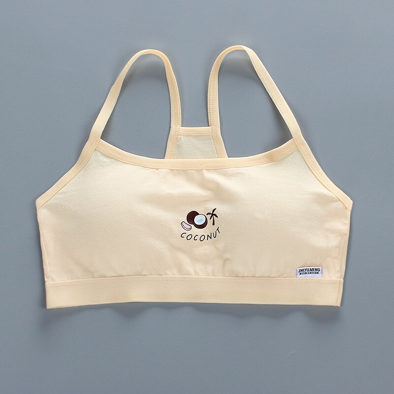 Biustonosz dla dziewczynek 12 16 lat bielizna biustonosz bawełna dzieci Adolescente trening oddychający nastoletni stanik sportowy