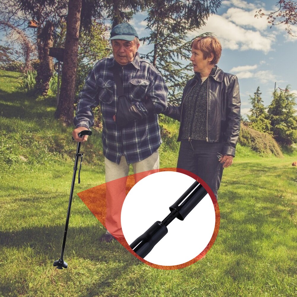 Opvouwbare telescopische wandelstok, lichtgewicht, betrouwbare wandelstokken voor oudere moeders en oudere vaders (geen batterij)