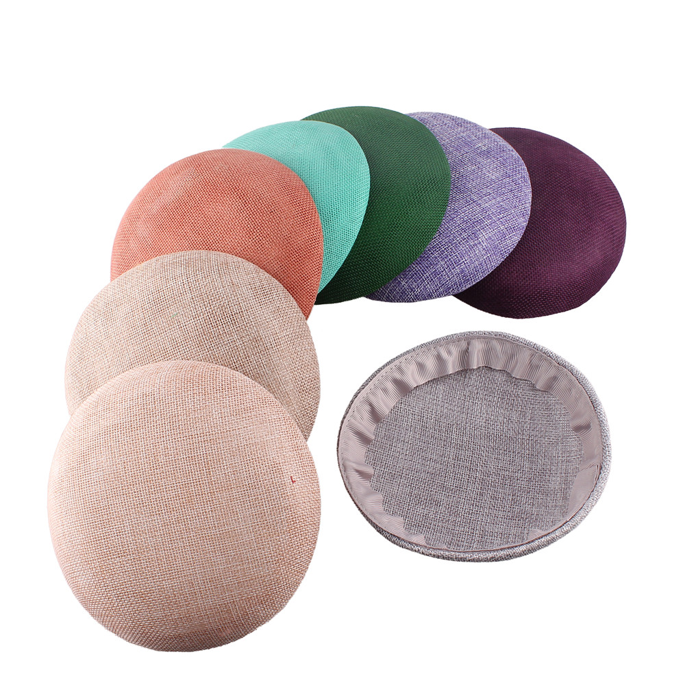 Fascinateurs Ronds Sinamay de 15cm pour Femme, Chapeau de ixde Mariage, Accessoire de Coiffure à Monter Soi-Même