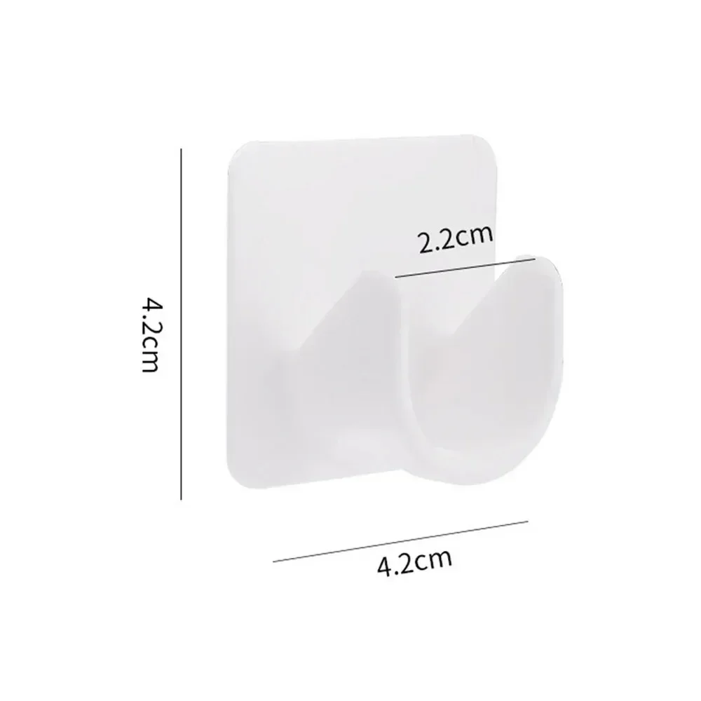 20/1 Stuks Sterke Gordijnroede Beugel Houders Zelfklevende Verstelbare Muur Gordijnroede Vaste Opknoping Rack Badkamer Accessoires