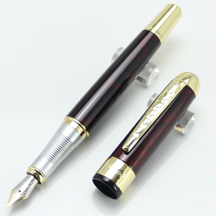 JINHAO 250 Medium nib Metal Fountain Pen Without Pencil Box luxury school Office Stationery Writing Cute pens: 11