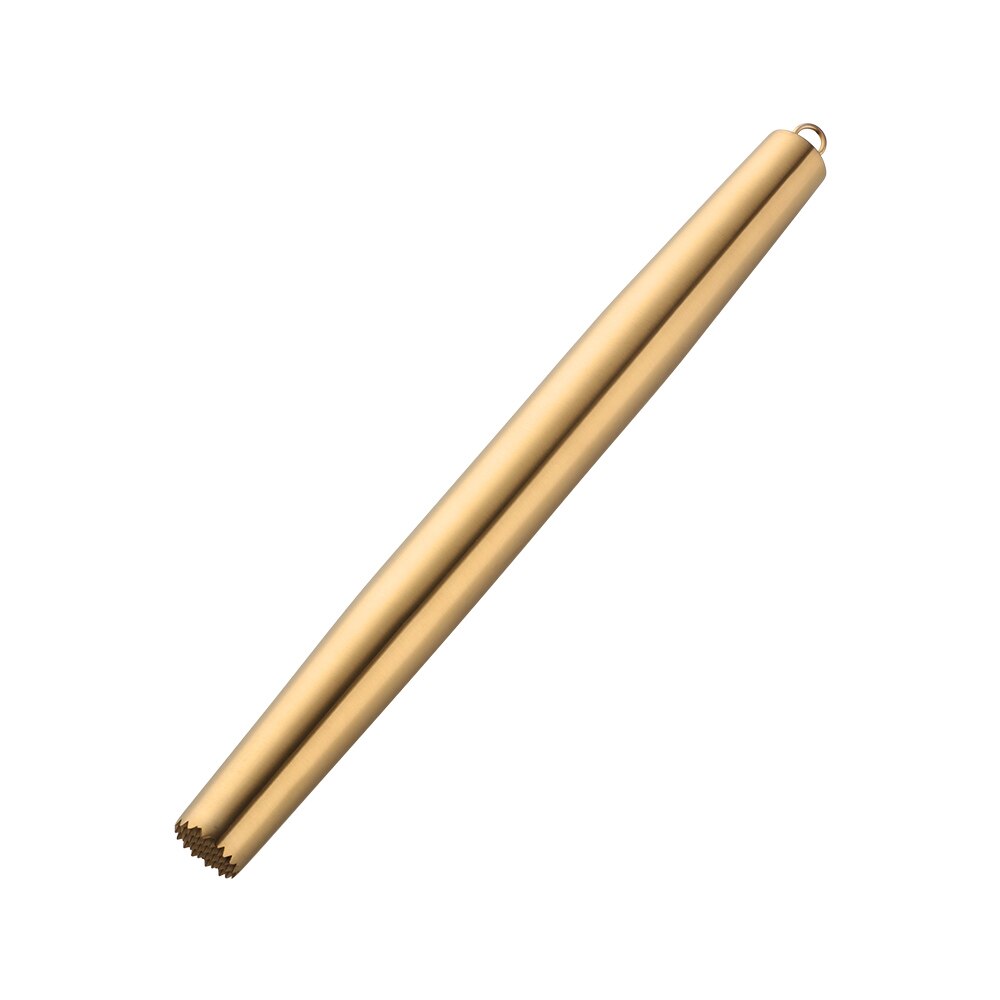 1Pc Stainless Steel Rolling Pin Kitchen Utensils Dough Roller Bake Pizza Noodles Cookie Dumplings Making Non-stick Baking Tool: New Gold-1pc