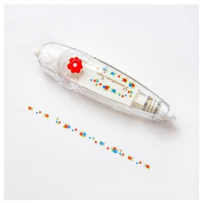 Cinta de corrección decorativa Kawaii de varios patrones, Corrector para diario, papelería, suministros escolares, accesorios: 13