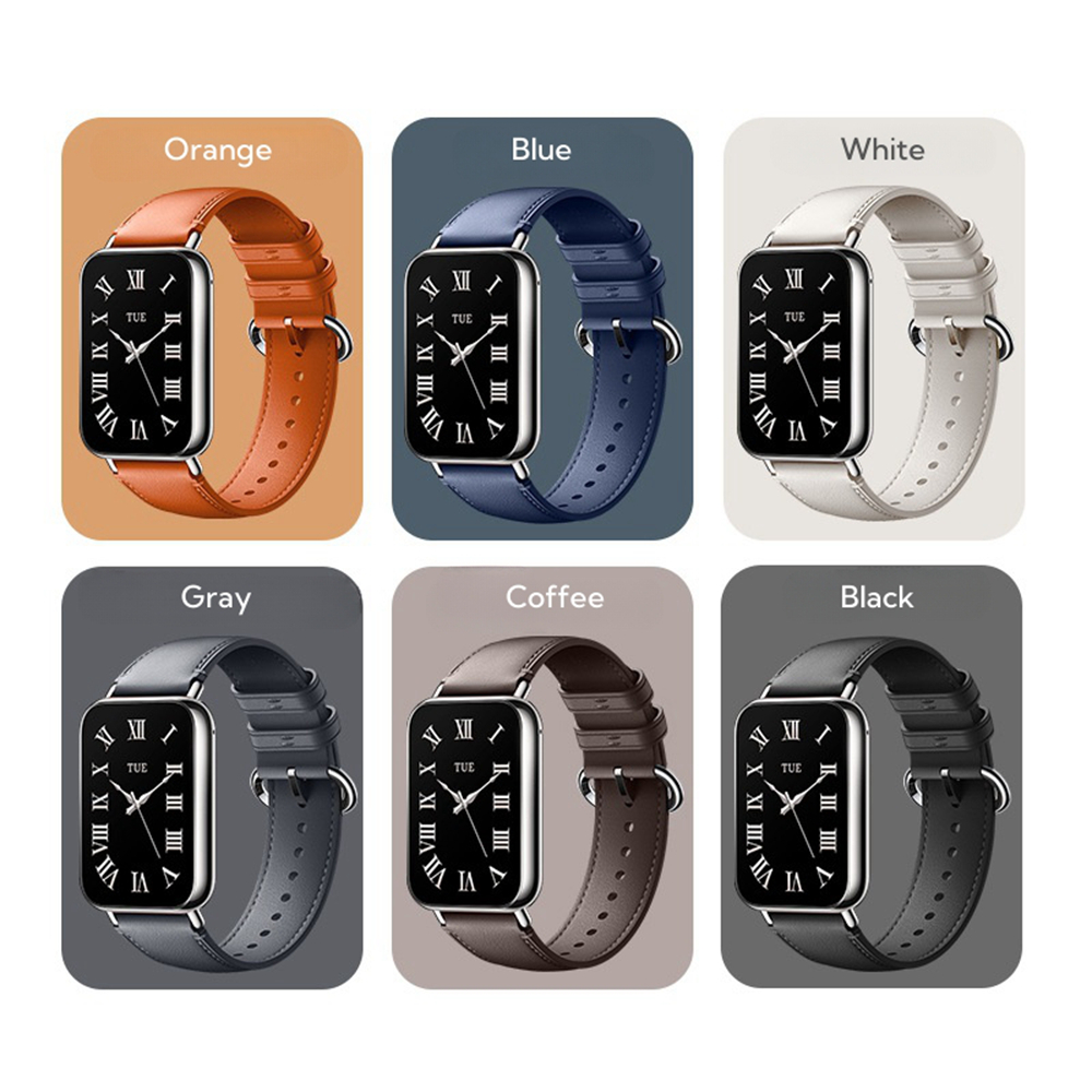 Leather Strap For Xiaomi Band 9 Pro / 8 Pro Breathable Watchband Bracelet Xiomi 9pro / 8pro Mi Band Watch Repalcement Belt