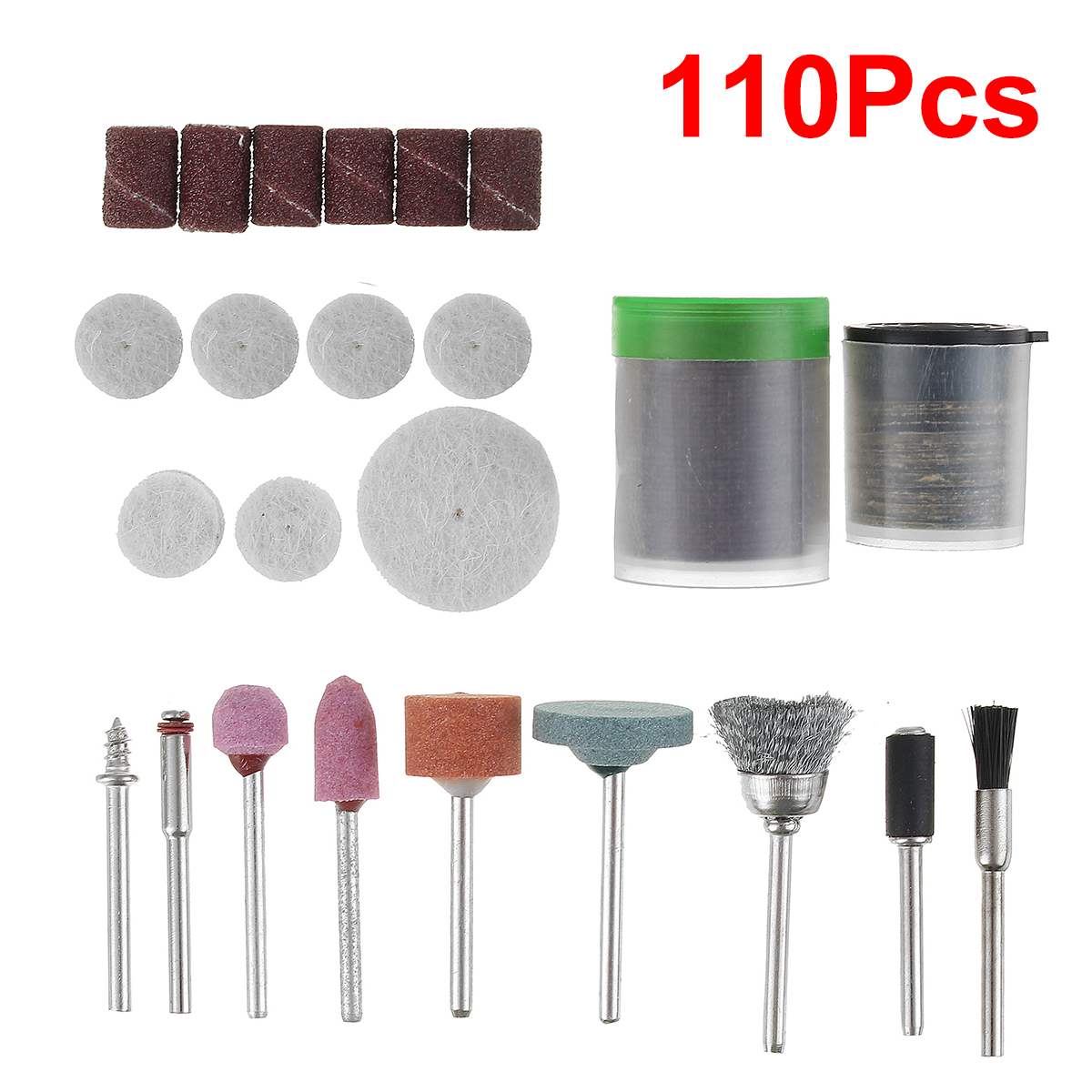 3-Speed Electric Drill Dremel Grinder Engraver Pen Grinder Mini Drill Electric Rotary Tool Grinding Machine Dremel Accessories: 110 Pcs Accessories