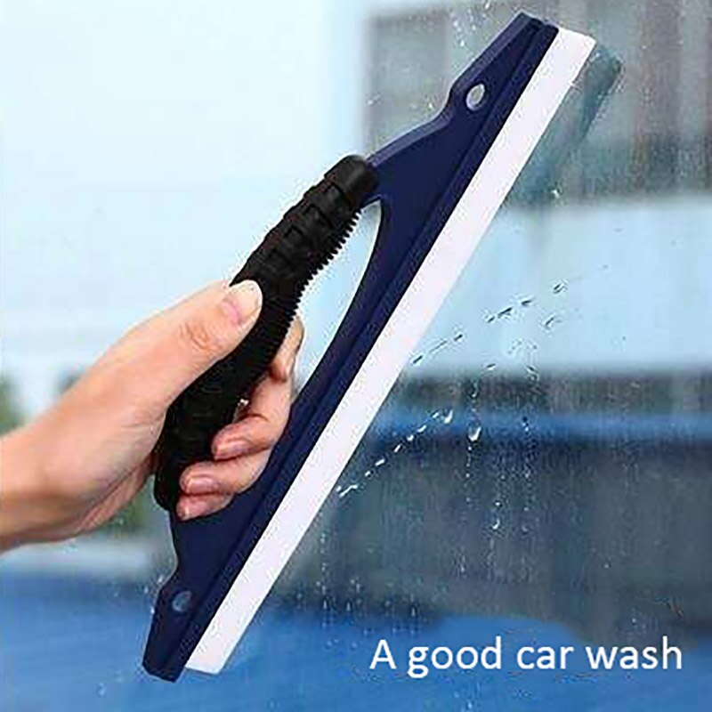 Bil silikone vand visker sæbe renere skraberblad gummiskraber bil køretøj forrude vindue vask rengøring tilbehør