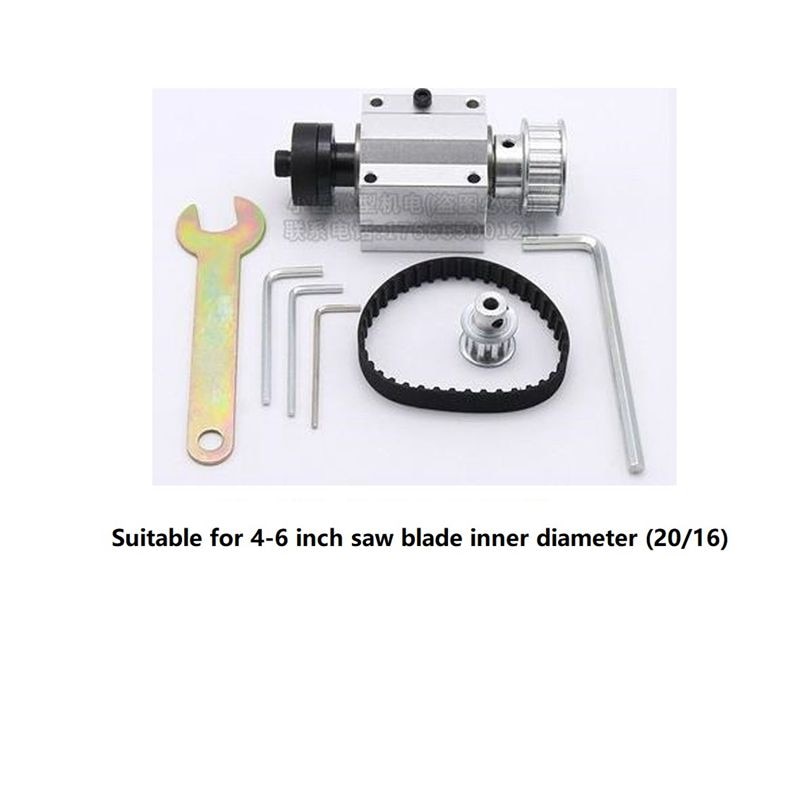 Table Saw Bench Drill Electric Drill No Power Spindle Assembly DIY Woodworking Cutting Grinding Spindle Lathe Accessories