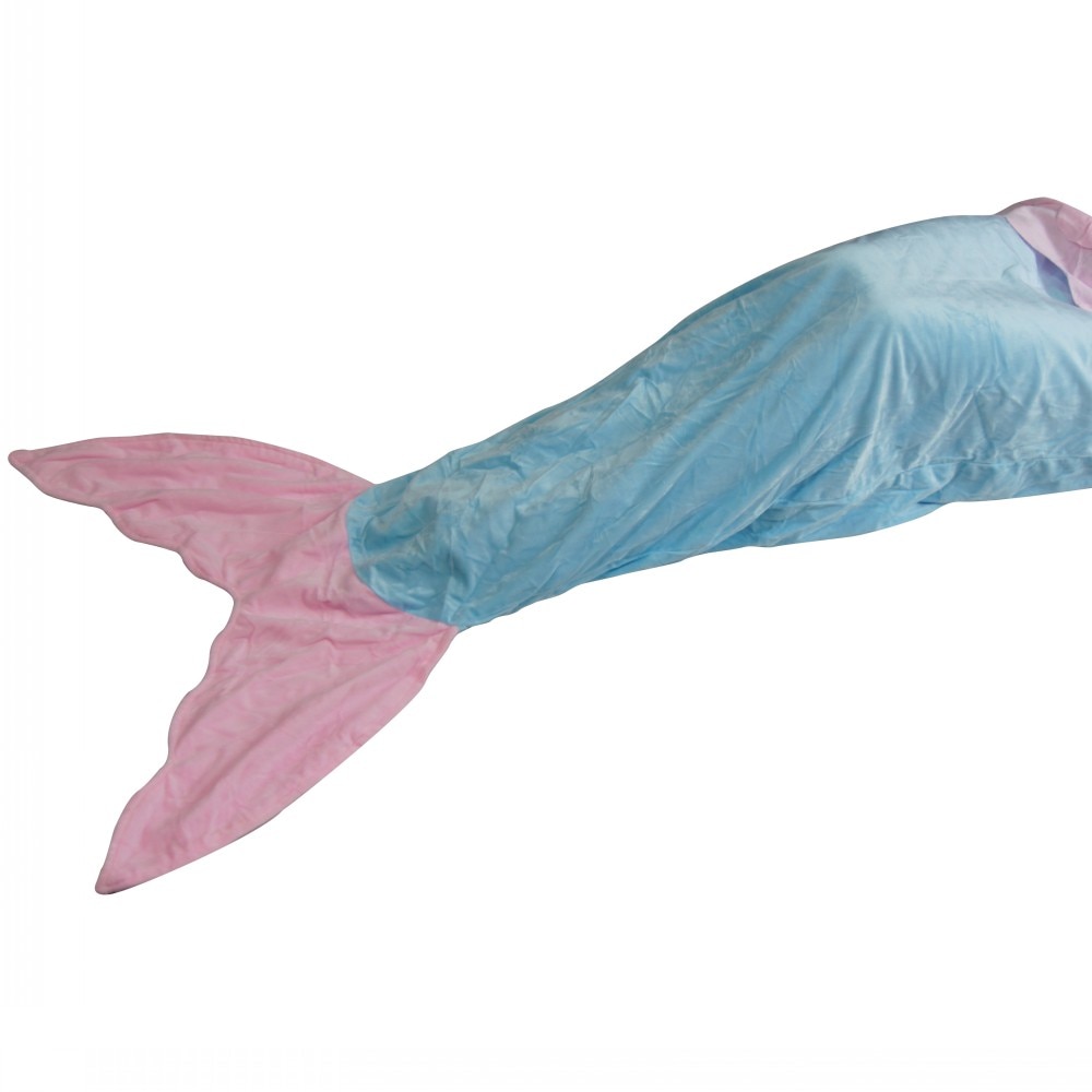 Rosa Blau Lila Schlafsack Decke Werfen Meerjungfrau Fischschwanz Decke für Erwachsene Childern Super Weiche Doppel Schichten Weihnachten