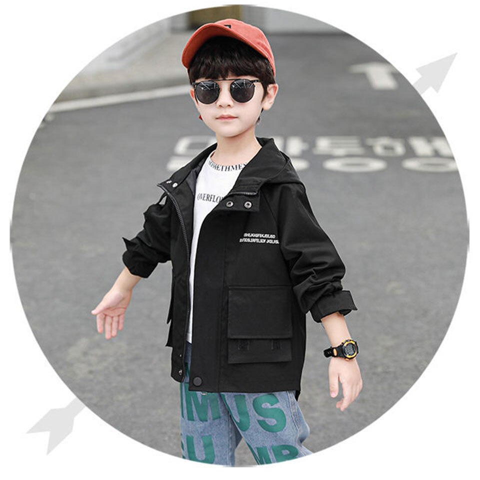 Chaqueta cálida de manga larga para niños, abrigo informal de dibujos animados, 2 colores para 4, 5, 6, 7, 8, 9, 10, 11, 12, 13, 14 años, primavera y otoño