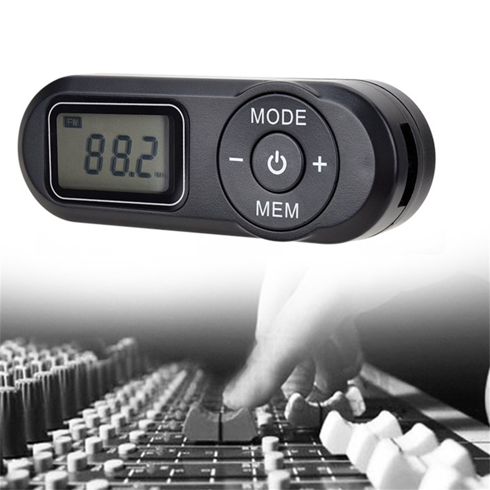 Portable Mini FM Radio Digital Display FM Receiver Retro FM Player Style DSP with Headphones Lanyard Radio Stations Speaker