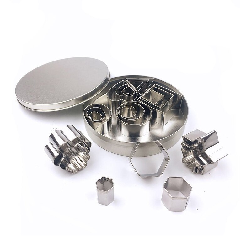 24 Pcs/set Baking Tools Cookie Chocolate Cake Baking Set DIY Kitchen Tool Cookie Cutters Mold Birthday Party Decoration