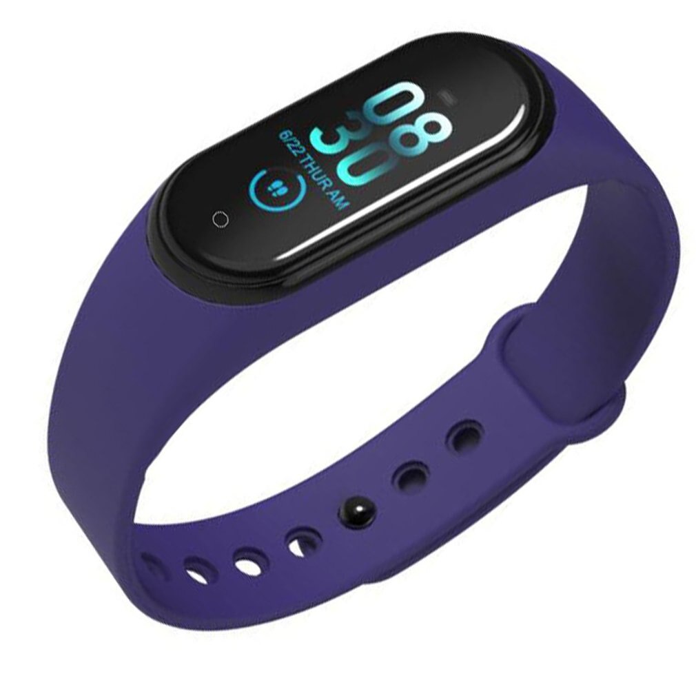 M4 Smart band 4 Fitness Tracker Watch Sport bracelet Heart Rate Blood Pressure Smartband Wristband Waterproof: blue