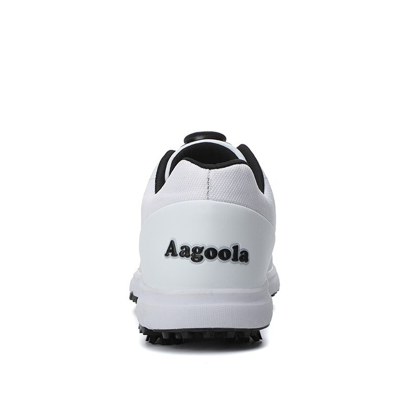 Original golf herrskor snabb snörning läder sportskor anti slip herr golf sneakers märke f sko gym sneakers big boy