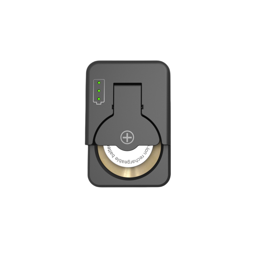 Tragbares Knopfbatterieladegerät Universal LIR2032 LIR1025 LIR1220 LIR1254 LIR1620 LIR1632 LIR2016 LIR2025 LIR2430 LIR2450: Black