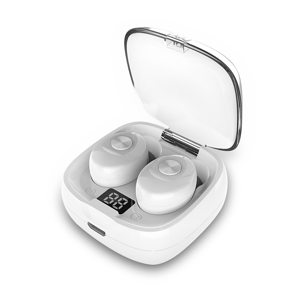 Auriculares inalámbricos XG8 TWS con pantalla Digital, compatibles con Bluetooth 5,0, miniauriculares deportivos: white