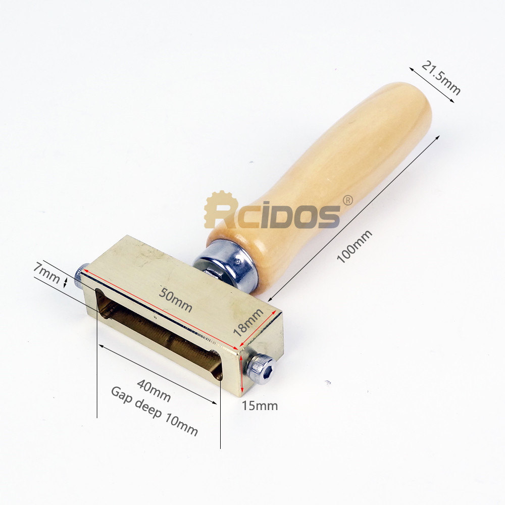 RCIDOS-Herramientas de estampado de letras de latón, martillo Manual para estampar en frío