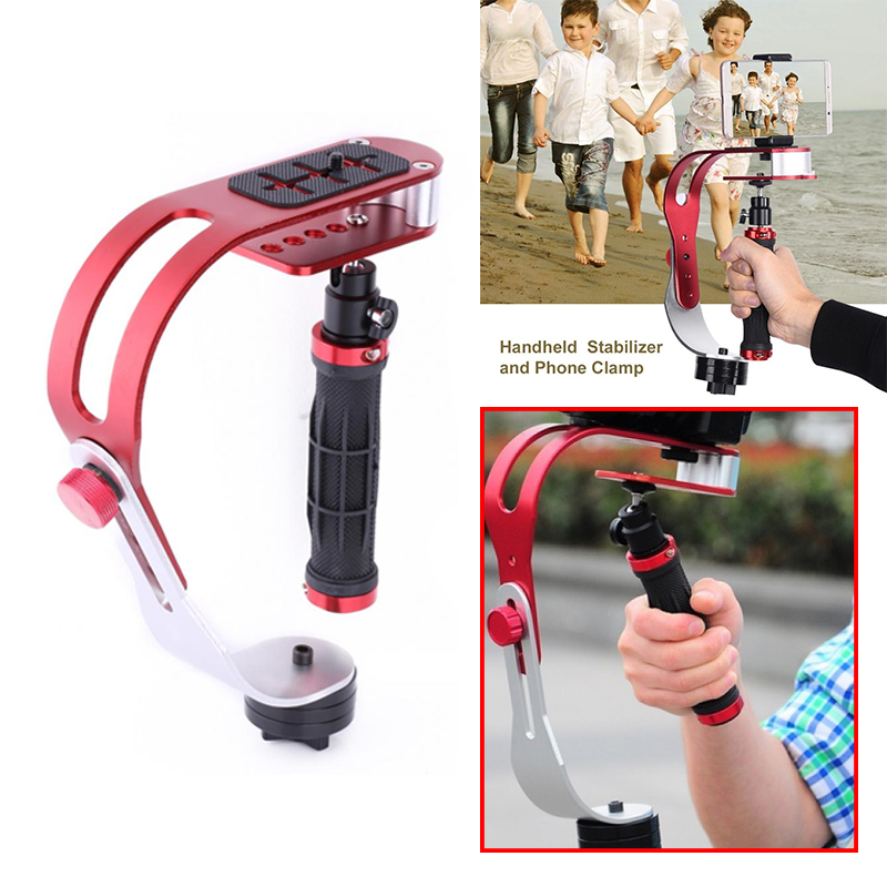 Professionele Handheld Video Stabilizer Dv Camera Hand Grip Stabilisator Ondersteuning Mount Houder Voor Dslr Camera