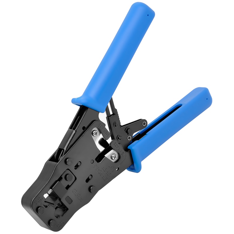 CNCOB Kabel Crimper, Kabel Anschluss crimpen Werkzeug, Telefon Kabel Anschluss crimpen Zange, 8P8C/RJ45, 6P6C/RJ12, 6P4C/RJ11, 6P2C