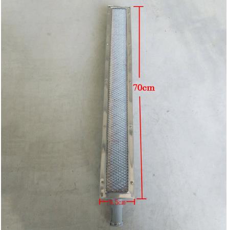 oben Grill BBQ infrarot keramik brenner edelstahl keramik Gas brenner alumunium platte infrarot brenner mit düse: 70x9.5cm