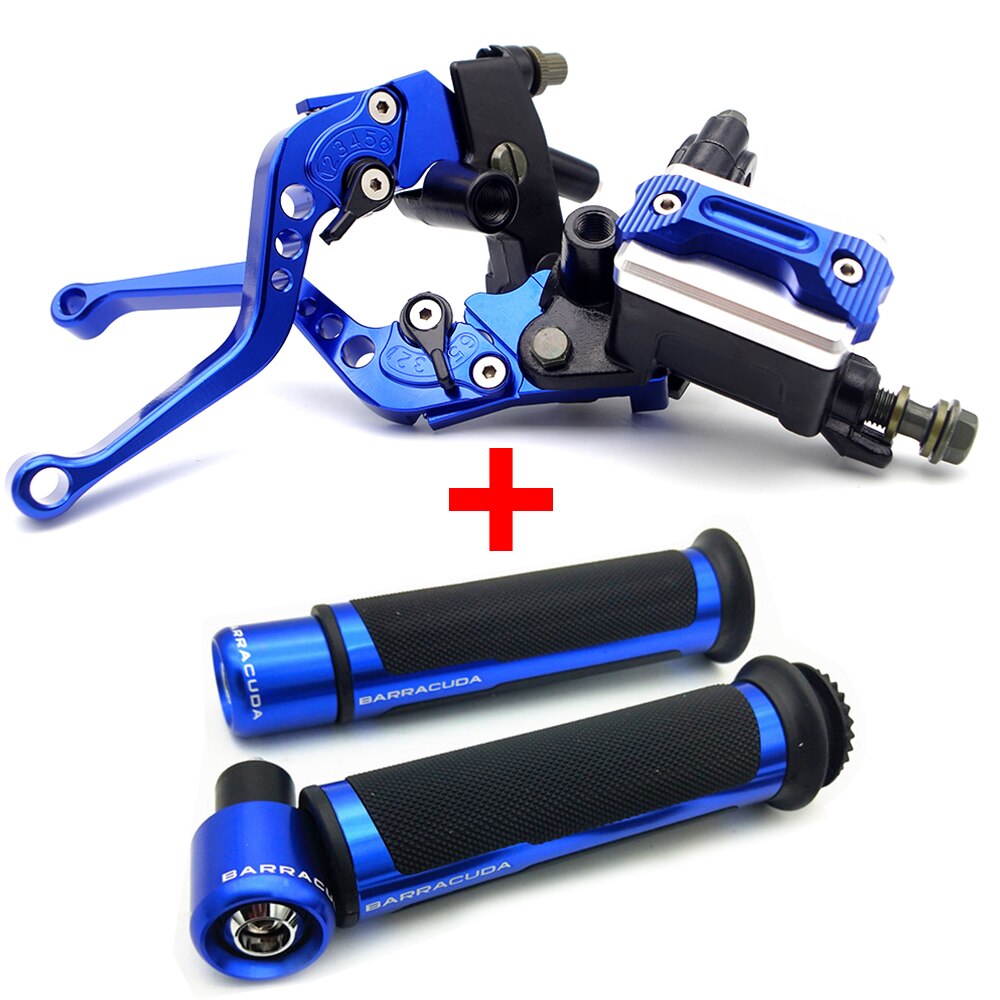 Motorcycle CNC Brake Clutch Levers Handlebar knobs Handle Hand Grip FOR Yamaha cygnus fzs Hyosung 125 Ducati diavel