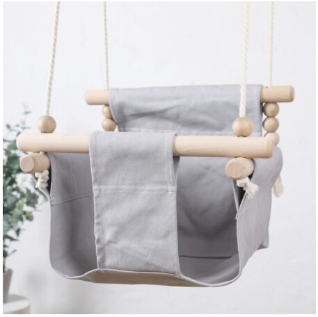 Baby Veiligheid Swing Stoel Opknoping Schommels Baby Speelgoed Kinderen Schommelstoel Canvas Seat 0-12 Maanden Baby Outdoor Binnen Kamer decoraties: B