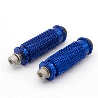 Universal- CNC Motorrad Fußrastenanlage Fußstützen Rändelung Fußrasten Fußrasten Pedal Für Kawasaki ZX10R ZX 10R 2006 - 2007: Blau