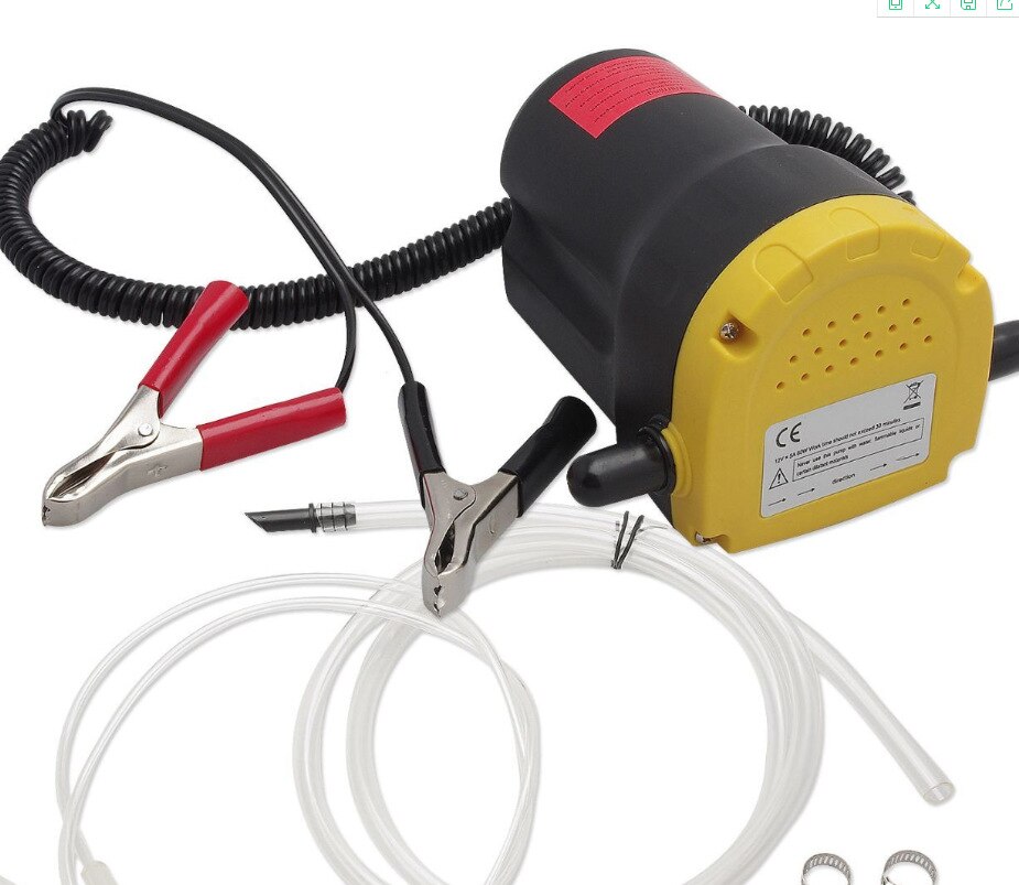 Car Electric Oil Extractor Transfer Pump 12V 60W Oil/Crude Oil Fluid Suction Pump Mini Fuel Engine Oil Extractor Transfer Pump