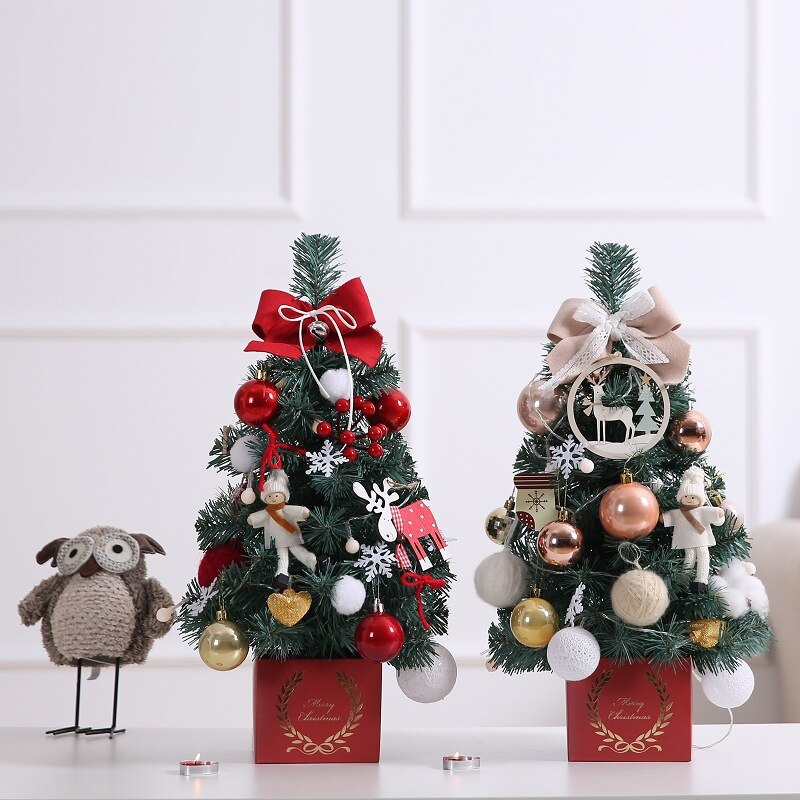 Desktop Miniature Christmas Tree Christmas Decoration Packages Family Christmas Tree Christmas Tree Ornament