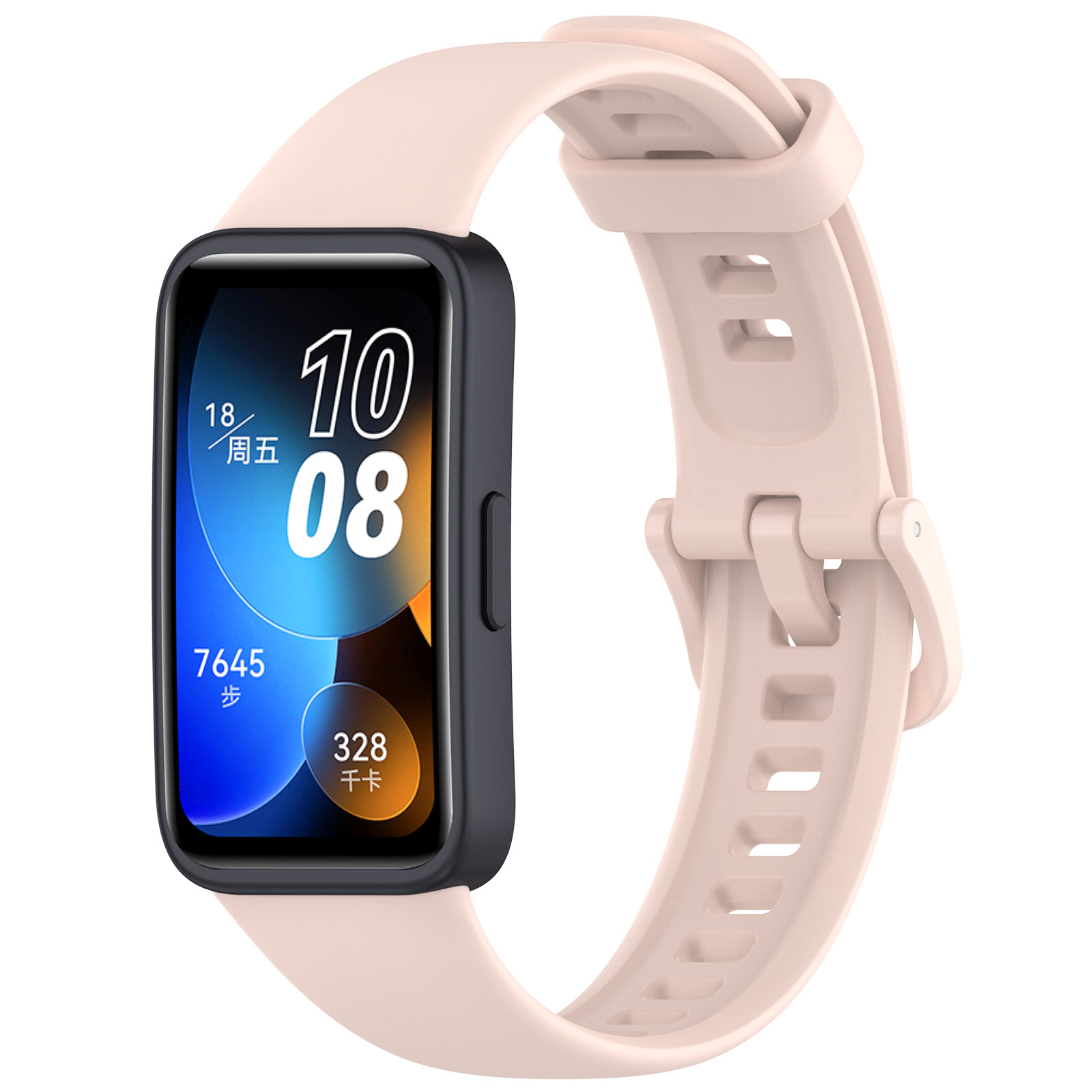 Silicone Strap For Huawei Band 8 Strap Accessories SmartWatch Replacement watchband Wristband correa bracelet for Huawei Band 8: White Black