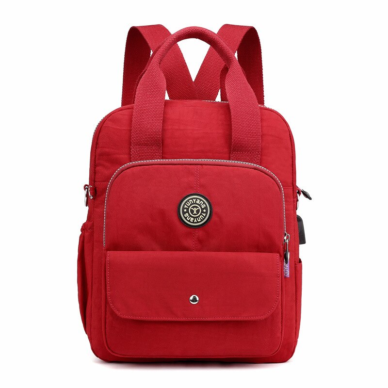 Rugzakken Voor Vrouwen Tas Pack Voor Vrouwen Casual Rugzak Reistas Waterdichte Rugzak Vrouwen Rugzak School Meisjes Dames Tas: Rood