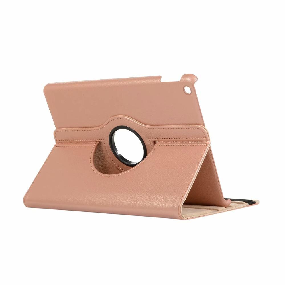 Etui do ipada Air model A1474 A1475 A1476 retina cover,Auto Sleep Cover do etui na ipada Air 2013 Release 360 stopni obrotowa obudowa: Rose gold