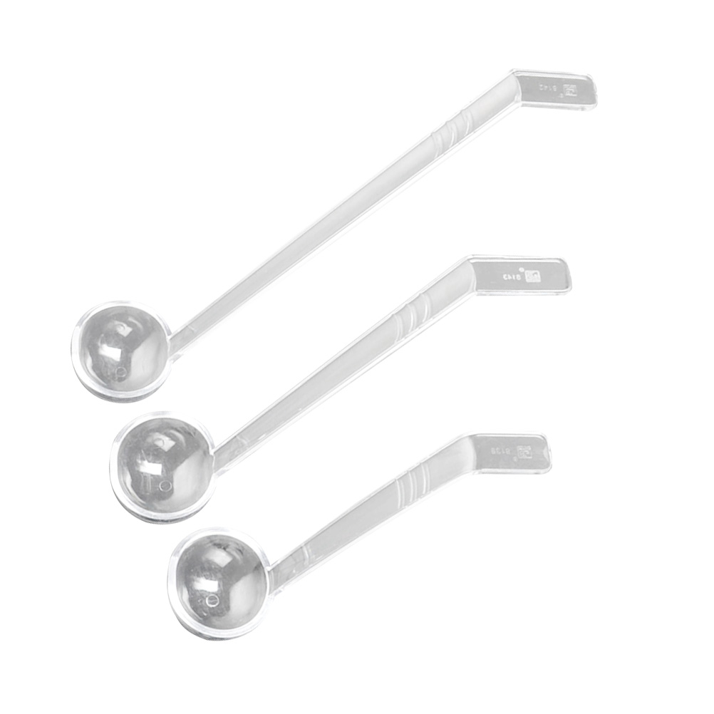 3pcs Plastic Punch Serving Ladle Clear Hard Acrylic Ladle Long Handle Spoons for Soup Cooking Stirrer Kitchen Tools