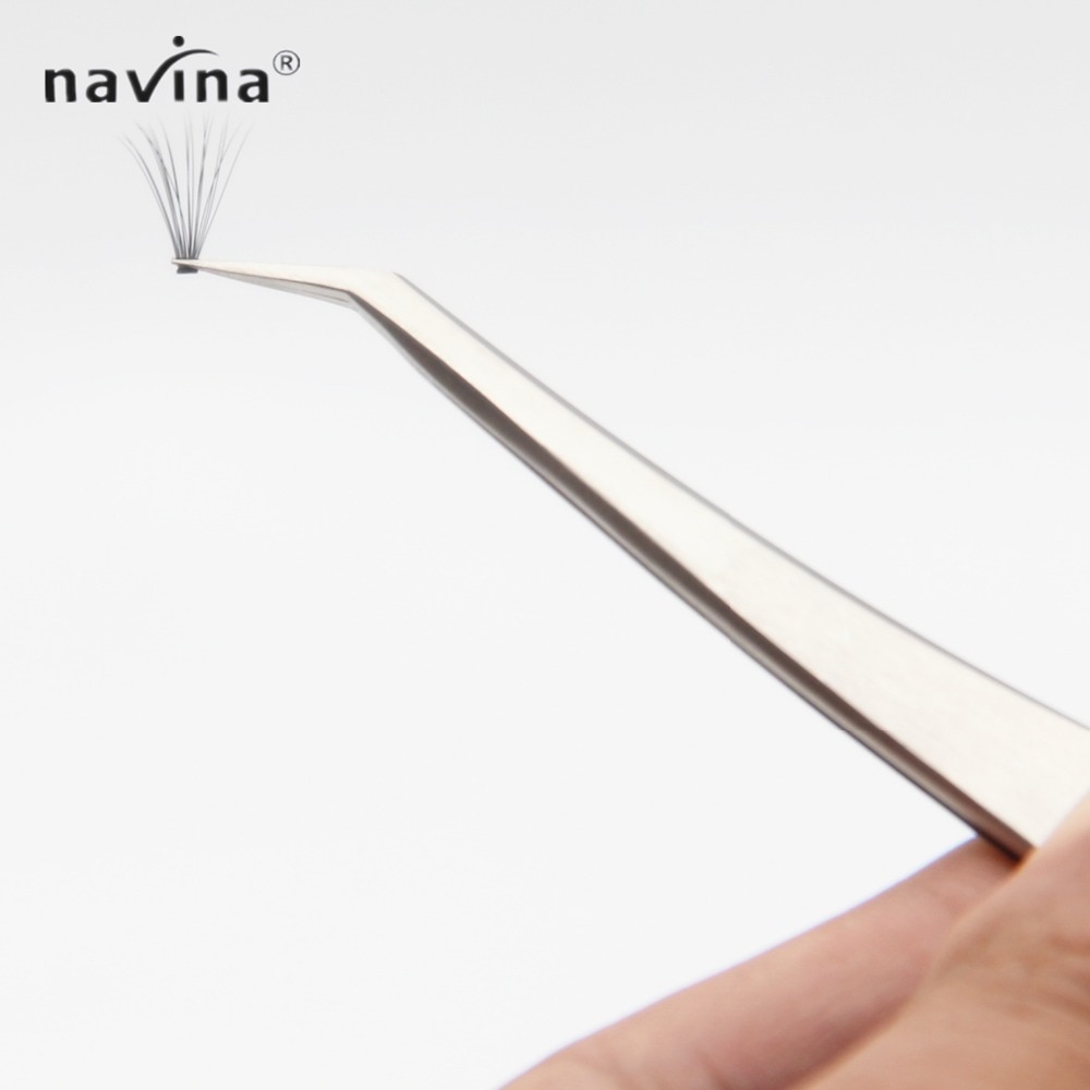 NAVINA Pro Fals Wimper Tweezer Veilig antistatische Rvs Pincet Horloge Reparatie Onderhoud Wimper Extension Gereedschap