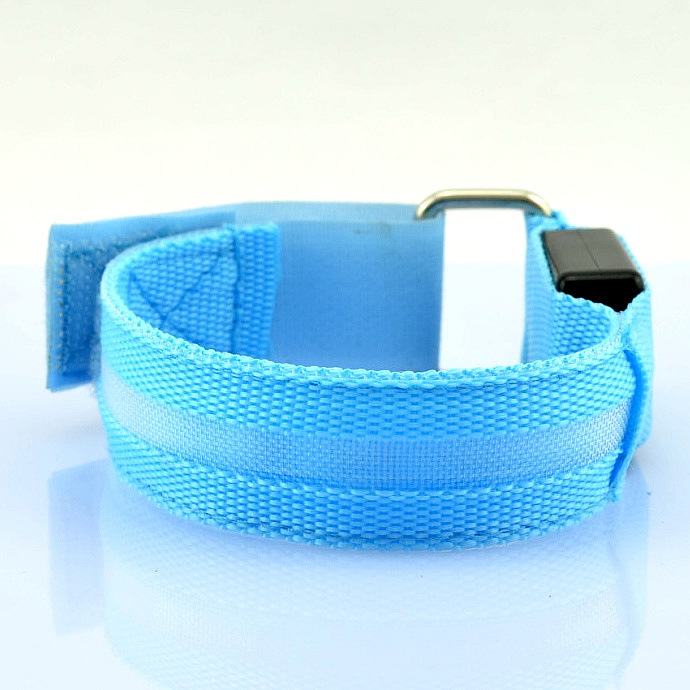USB draussen LED Nacht Laufen Licht Armbinde Sicherheit Reflektierende warnen Licht Armbinde Blinkt Gürtel