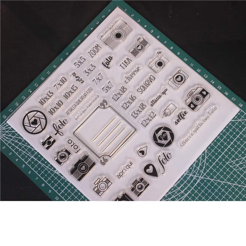 Rubber Silicone Clear Stamps for Scrapbooking Tampons Transparents Seal Background Stamp Card child Making Making Diy camera