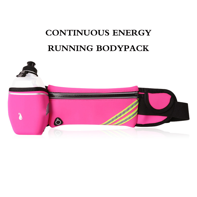 Maraton löpning midjeväskor hem fitness utomhus resor spår telefon unisex sport fanny fitness vattenflaska midjebälte paket