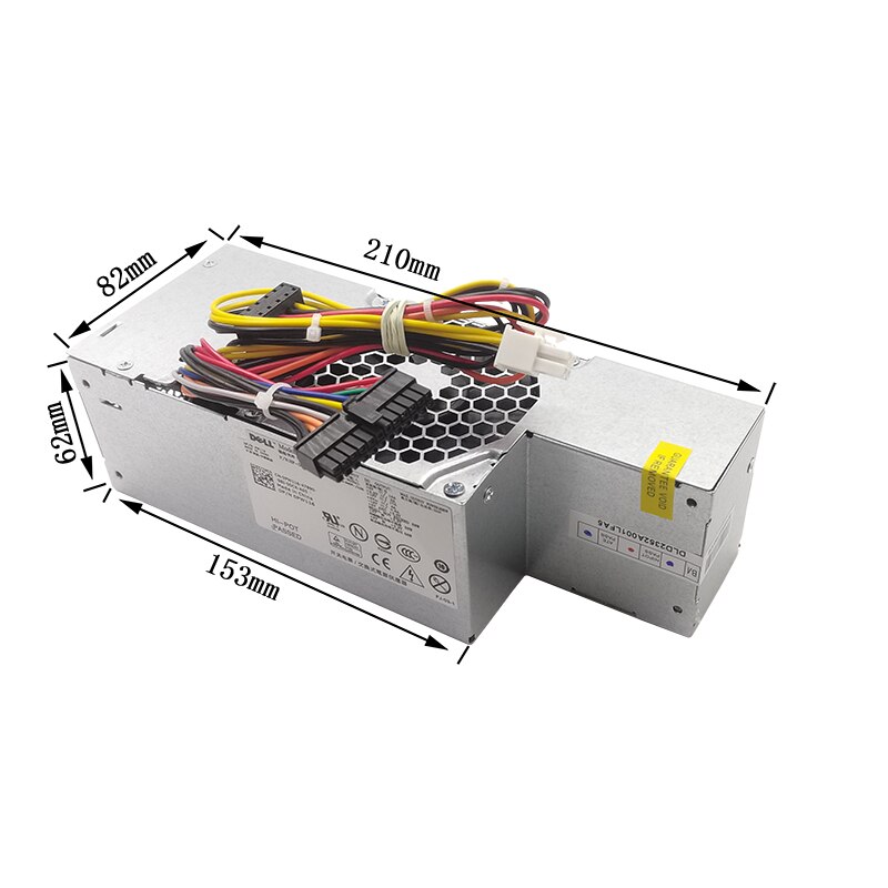 Original Dell OptiPlex 760 960 580SFF 780SFF SFF Power Supply L235P-01, L235P-00, H235P-00, H235E-00, F235E-00 Power Supply