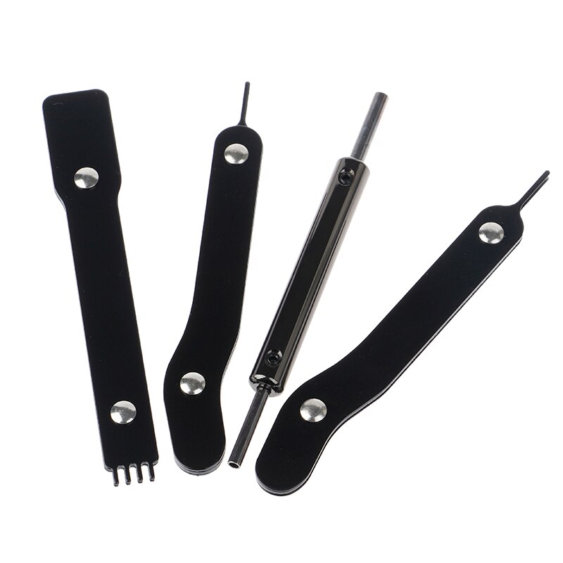 4pcs/set Power Cable Connector Pin Removal Remover Modding Mod Pin Tools Kit For PC ATX PSU PCI 4P 6Pin 24Pin SATA Power Cable