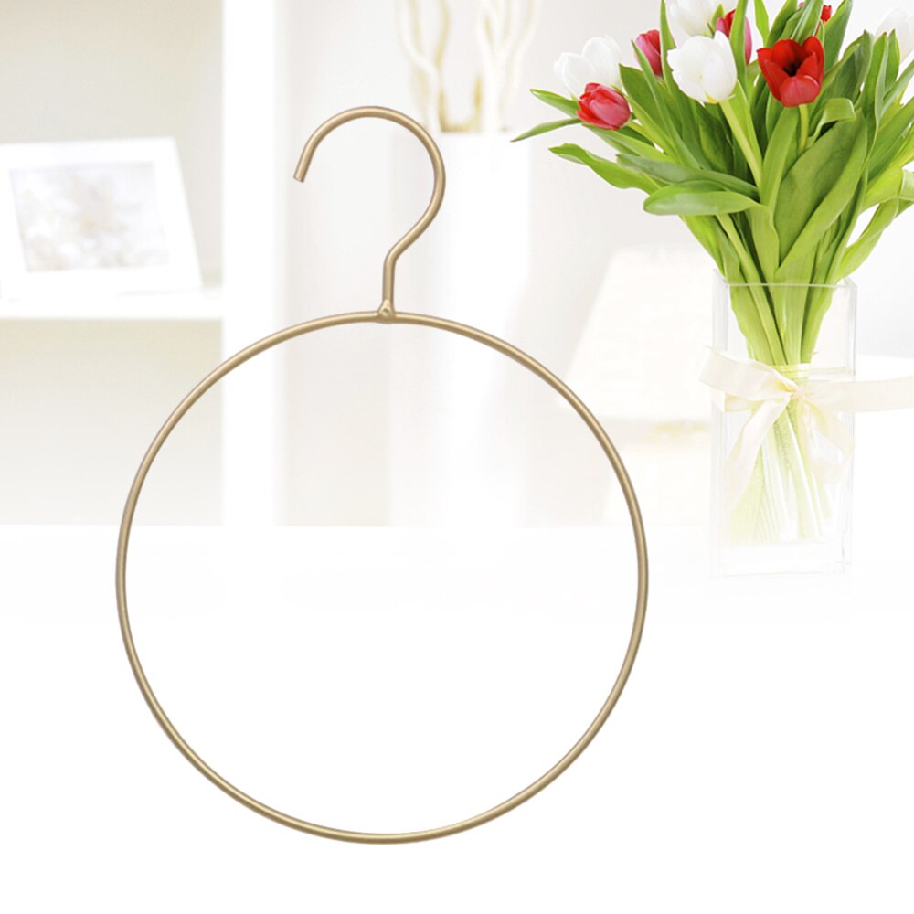 Round Metal Hangers Bikini Hangers Simple Belt Ring Hanger Scarf Hanger