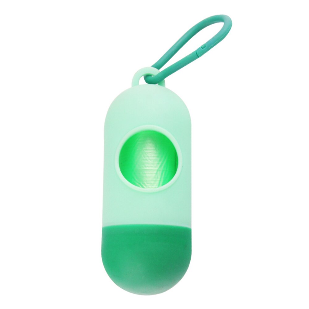 Pet Puppy Cat Pick Up Poop Bag Dispenser Portable Dog Poop Waste Bag Holder Outdoor Pets Supplies Garbage Bags Organizer: E