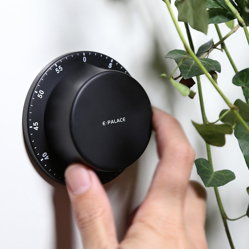 Kitchen Timer Stainless steel Alarm Cooking mechanical Magnetic Clock Temporizador de cocina mecanico Minuteur cuisine mecanique