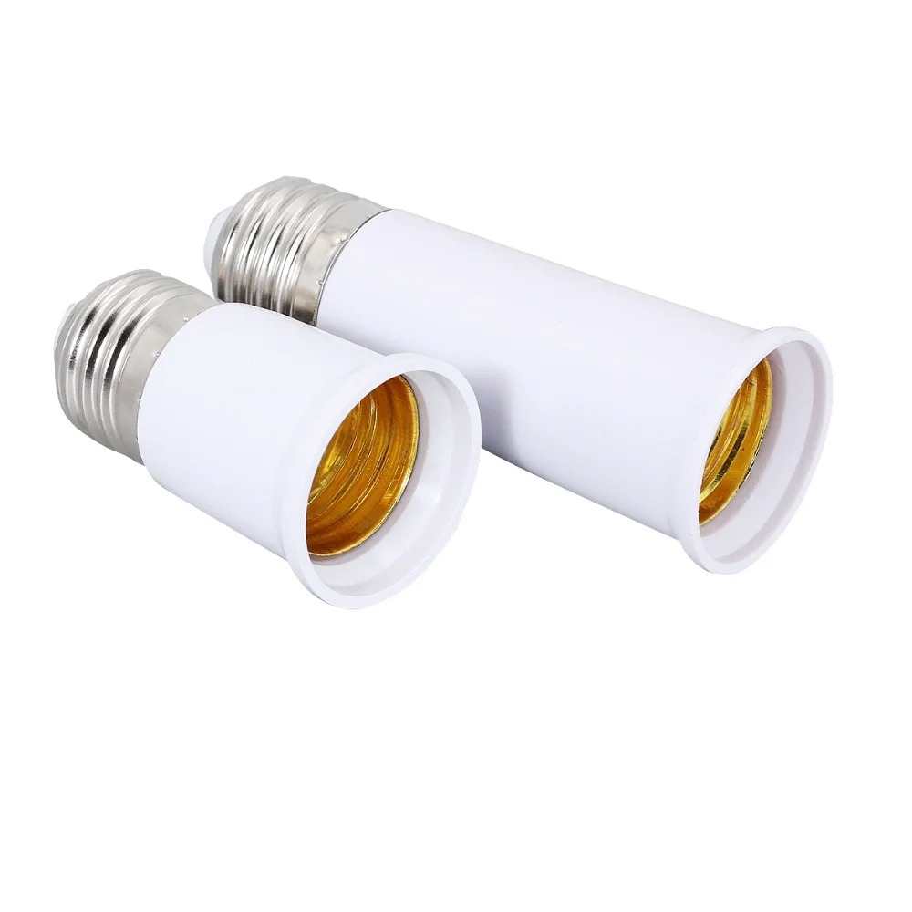 95mm e27 to e27 jatkopalan lampun ruuvikanta lampunpitimen sovitin muunnin  e27 lampunpidin led-lampulle