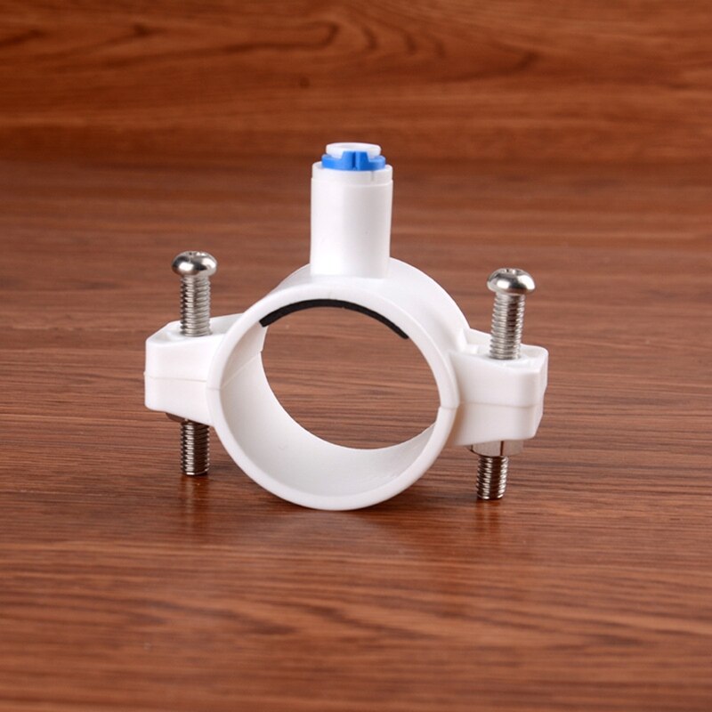Durable &amp; Anti-oxidant 40mm Drain Waste Water Pipe Clamp Saddle Clips 1/4" Hose
