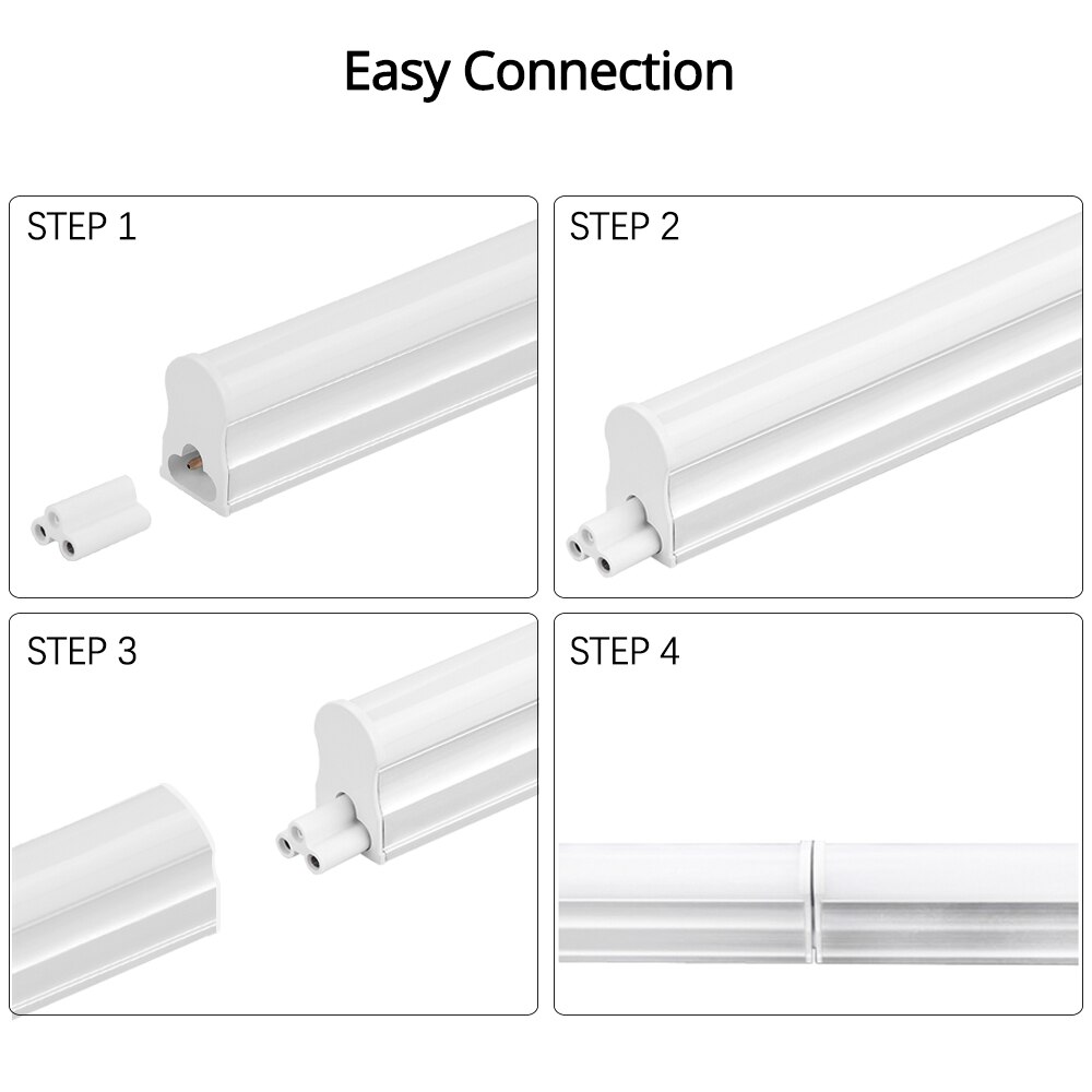 T5 Integrated LED Tube 220V Fluorescent Led Tube Lamp 2835 SMD 5W 29cm / 9W 57cm Under kitchen cabinet Bar light