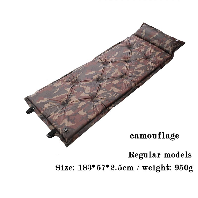 outdoor thick 5cm automatic inflatable cushion pad outdoor tent camping mats Beach Single double can be spliced inflatable bed