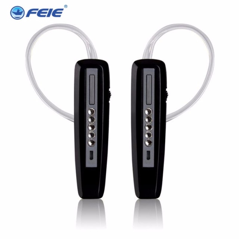 Feie genopladelige høreapparat øretelefoner s -101 bluetooth stil bag øret lydforstærker usb oplader